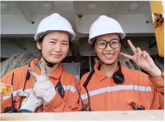 滚装船“久洋兴”轮的首批女海员，乘风破浪，勇闯天涯！